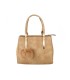 T10919 - Bolso con borla de color cuadrado con asa de mano y bandolera larga a juego
