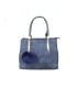 T10919 - Bolso con borla de color cuadrado con asa de mano y bandolera larga a juego