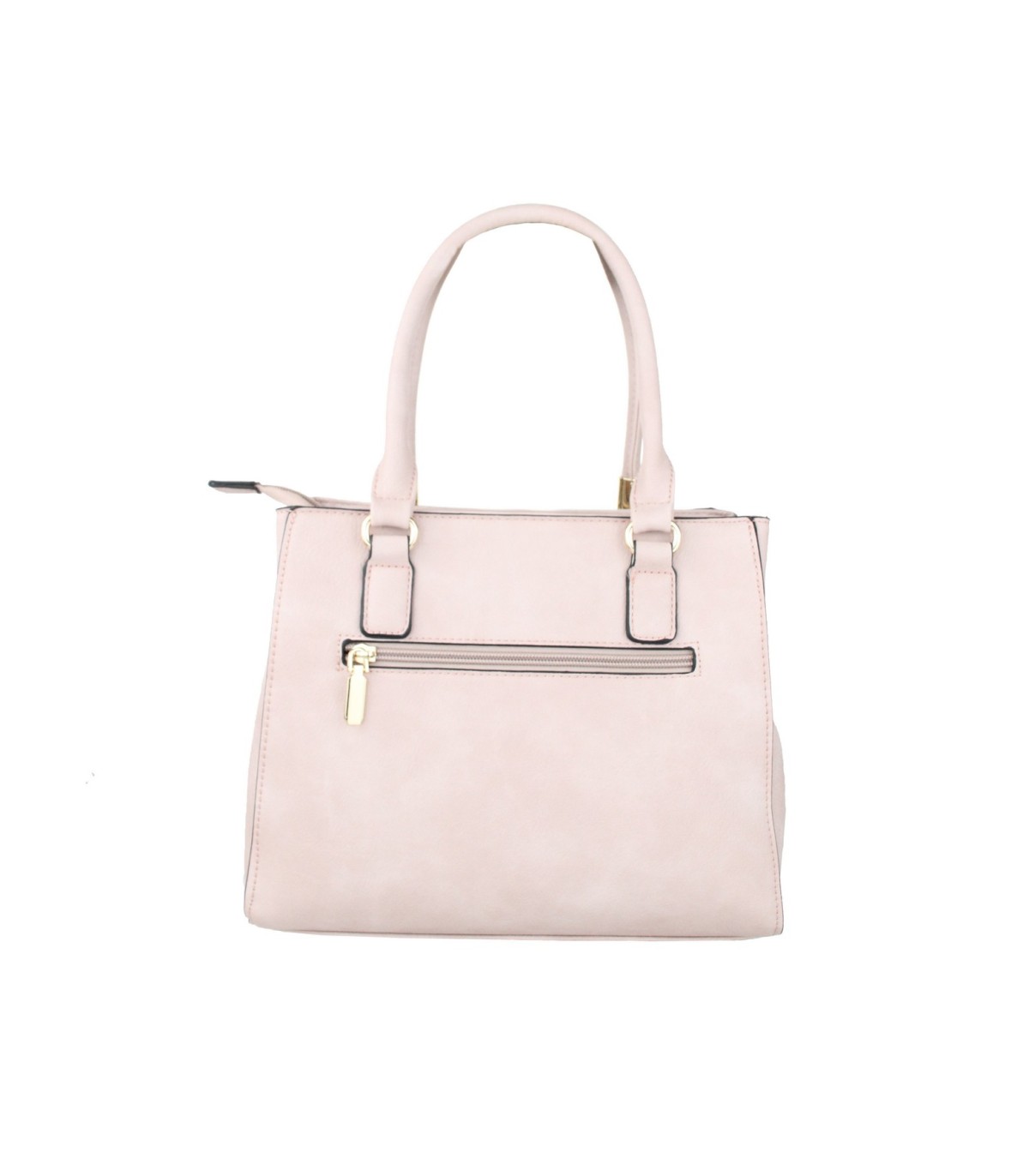 T10919 - Bolso con borla de color cuadrado con asa de mano y bandolera larga a juego