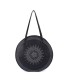 T11086 - Giovanna - Bolso de hombro redondo dibujo bordado