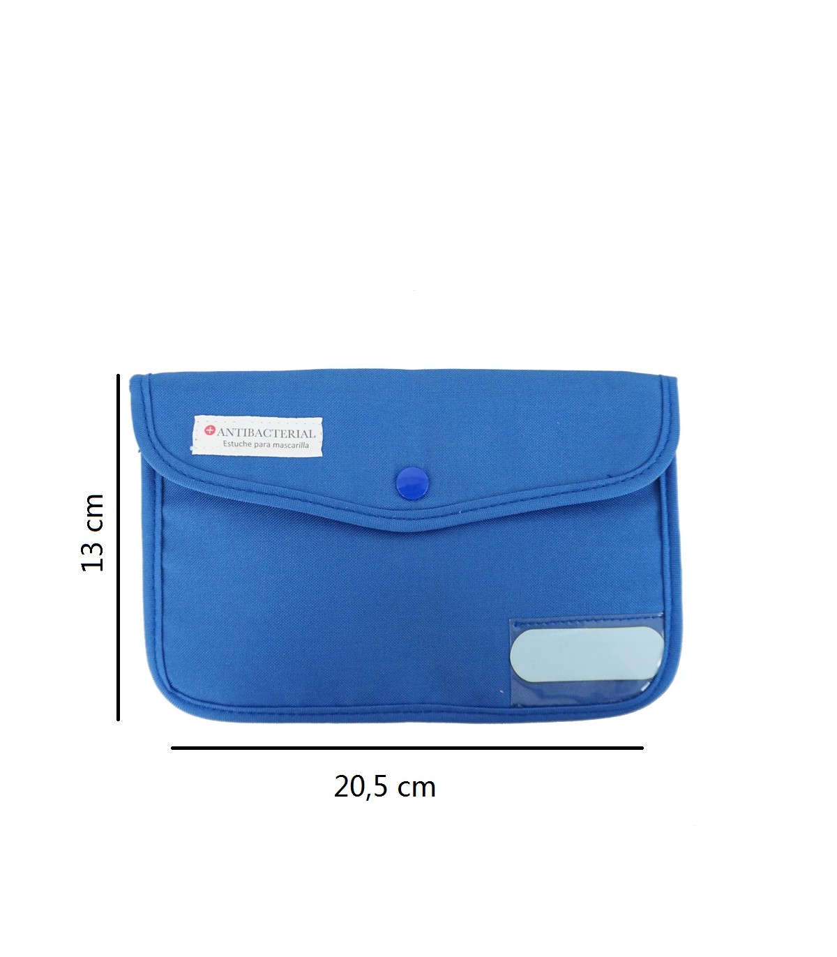 Estuche de tela para guardar mascarillas e otros usos