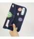 Estuche de tela para guardar mascarillas e otros usos