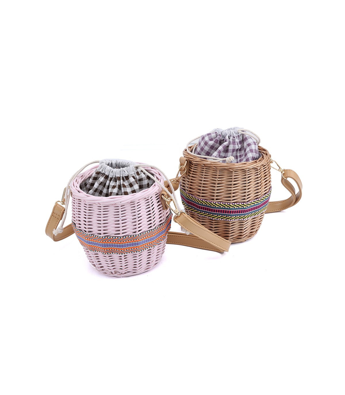 W202123 - Bandolera Cesta Rafia