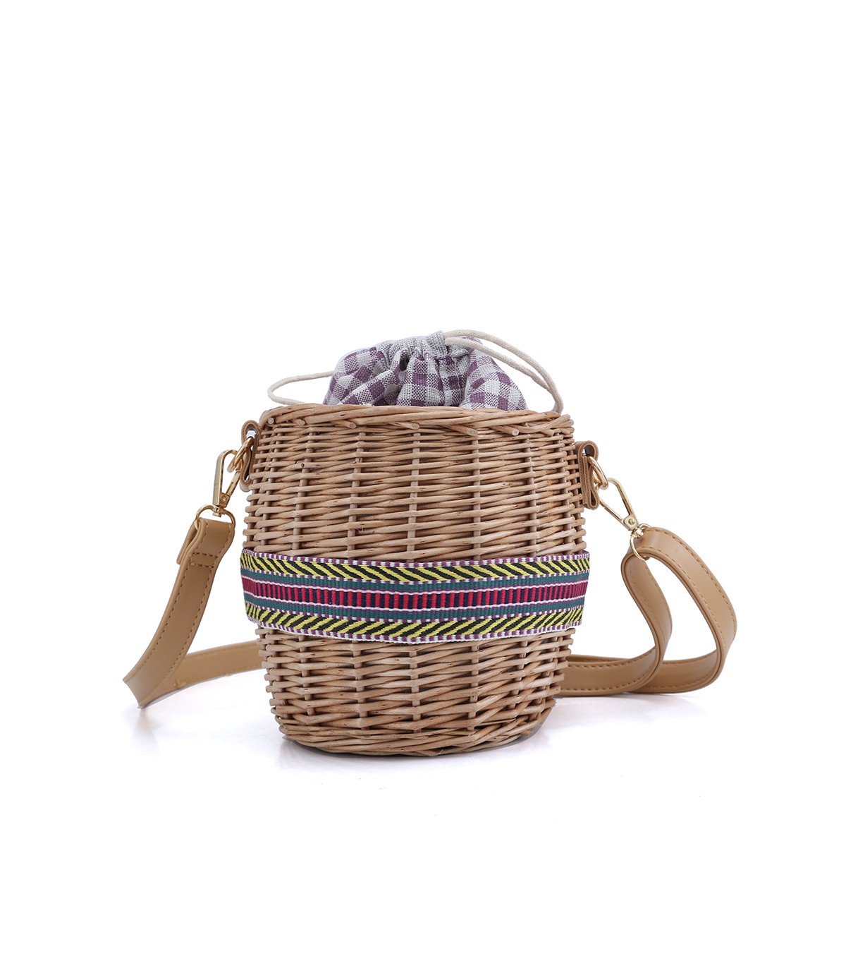 W202123 - Bandolera Cesta Rafia