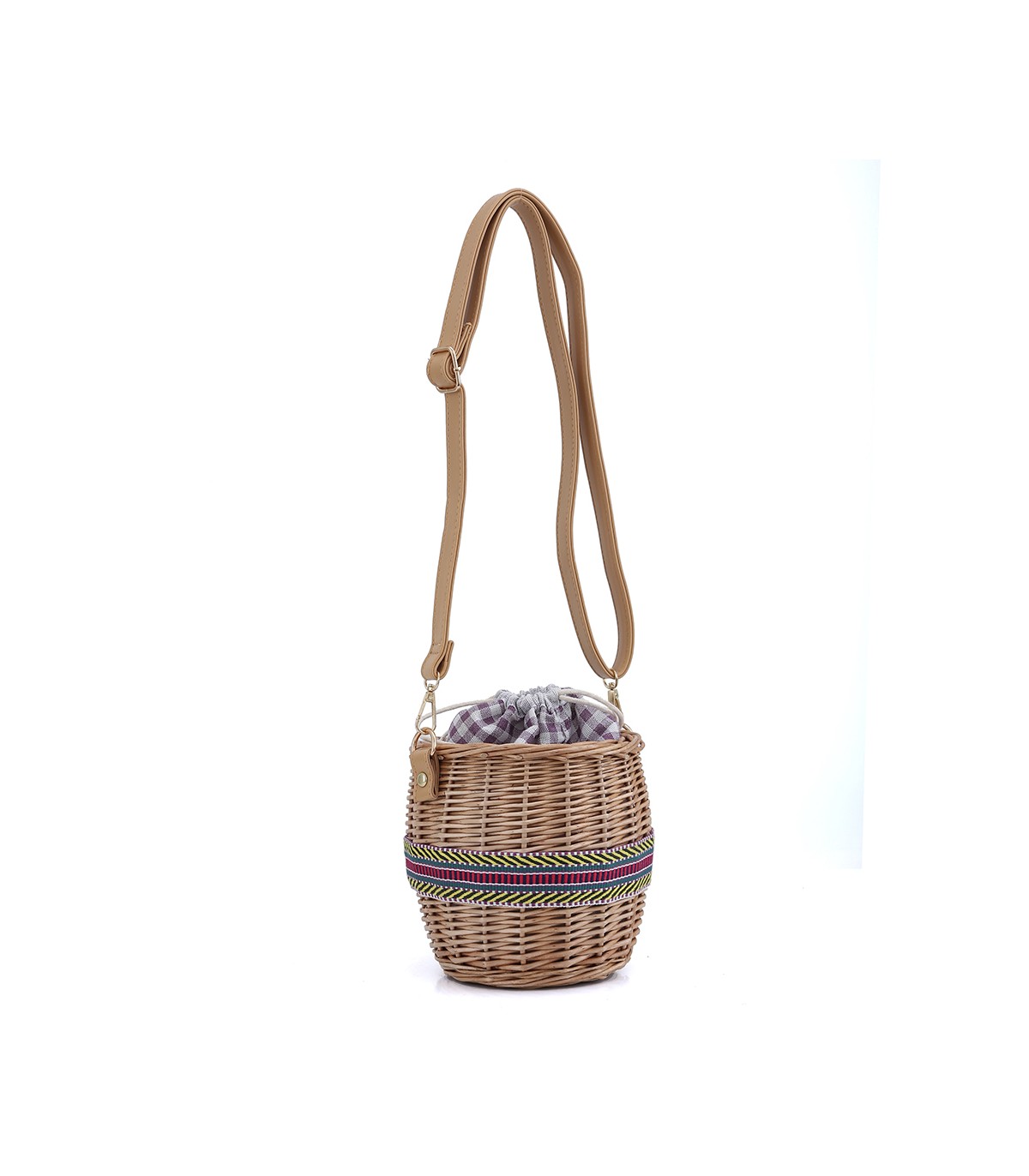 W202123 - Bandolera Cesta Rafia
