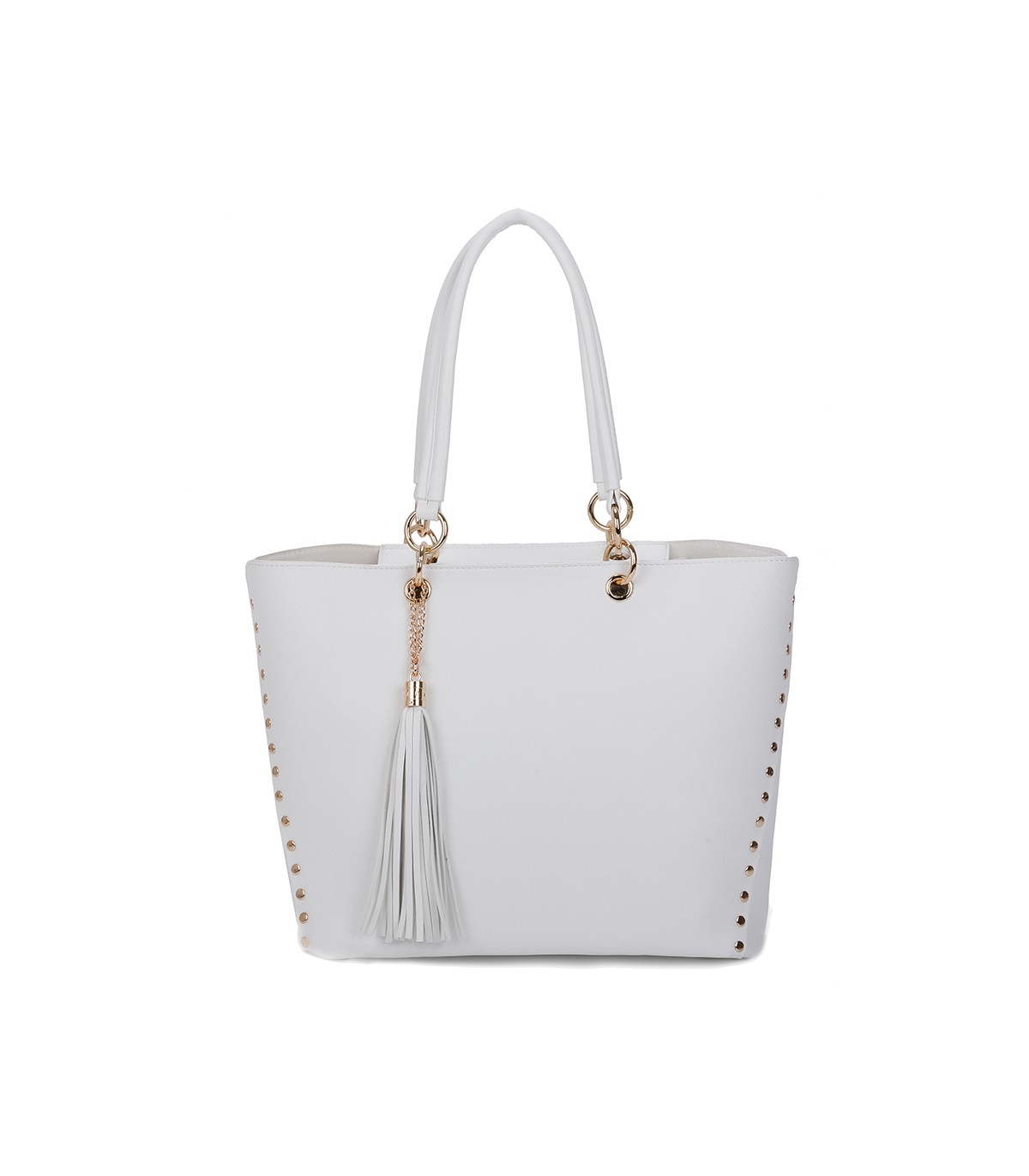 T11230 - Bolso de hombro con borla con neceser a juego