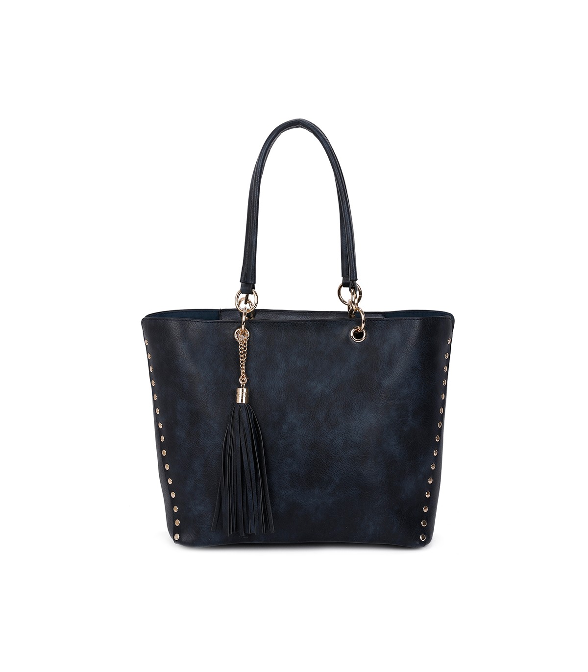 T11230 - Bolso de hombro con borla con neceser a juego