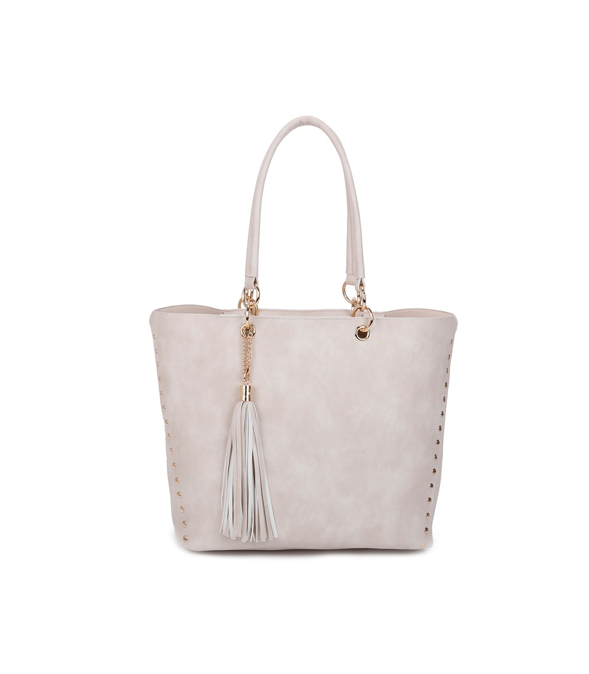 T11230 - Bolso de hombro con borla con neceser a juego