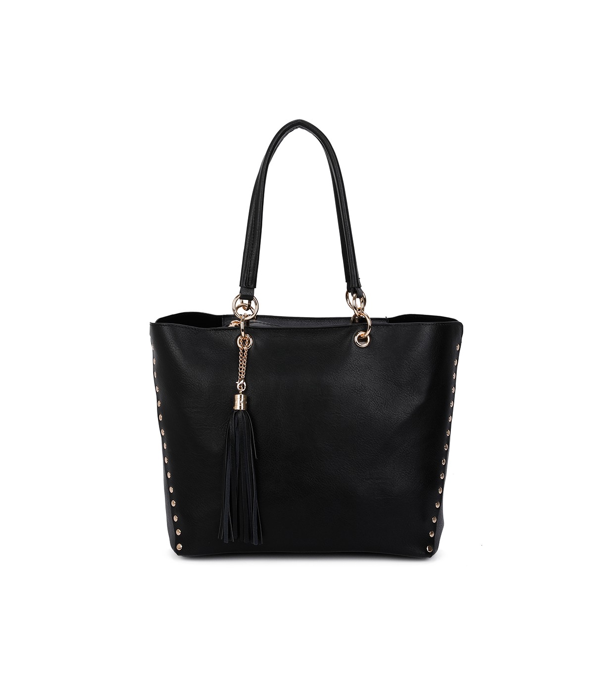 T11230 - Bolso de hombro con borla con neceser a juego