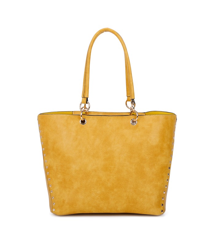 T11230 - Bolso de hombro con borla con neceser a juego