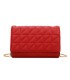 T11322 - Bolso de hombro estilo plano con cierre de botón