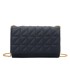 T11322 - Bolso de hombro estilo plano con cierre de botón