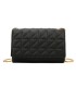 T11322 - Bolso de hombro estilo plano con cierre de botón
