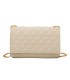 T11322 - Bolso de hombro estilo plano con cierre de botón