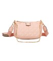T11324 - Bolso de hombro con cadena dorada y bandolera