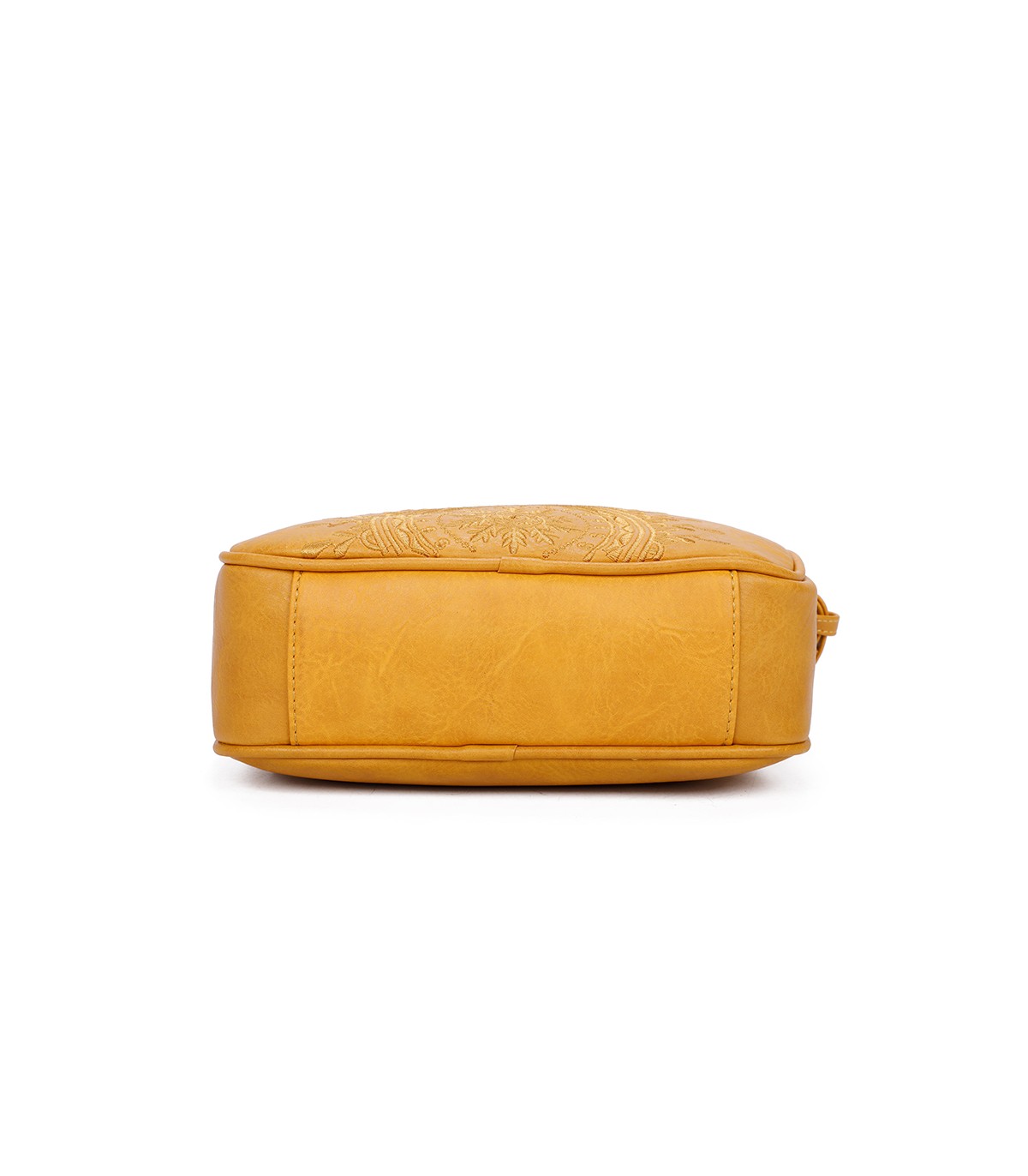T11147 - Bolso de hombro con bandolera y bordado de sol mandala