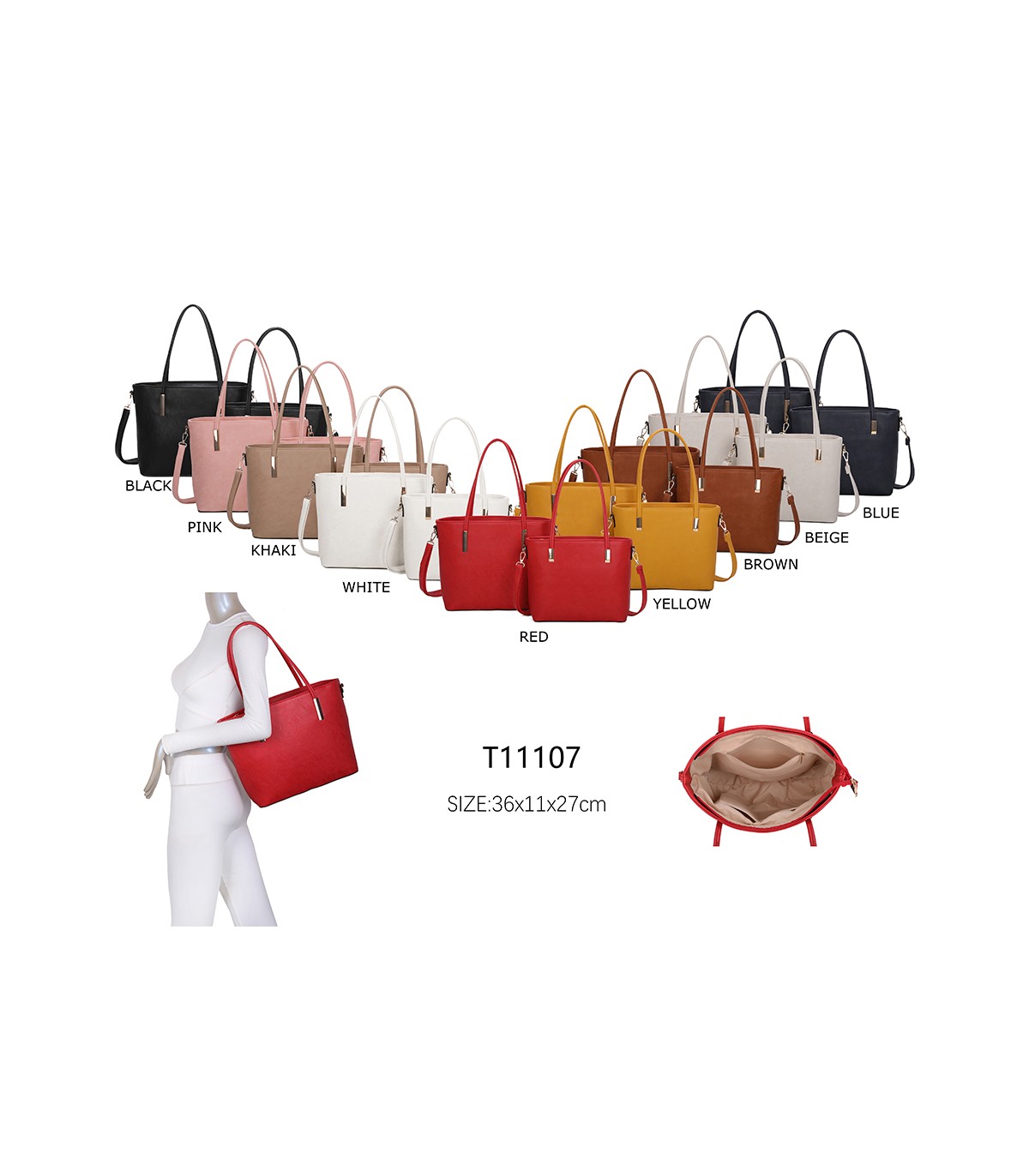 T11107 - Bolso bandolera y de hombro
