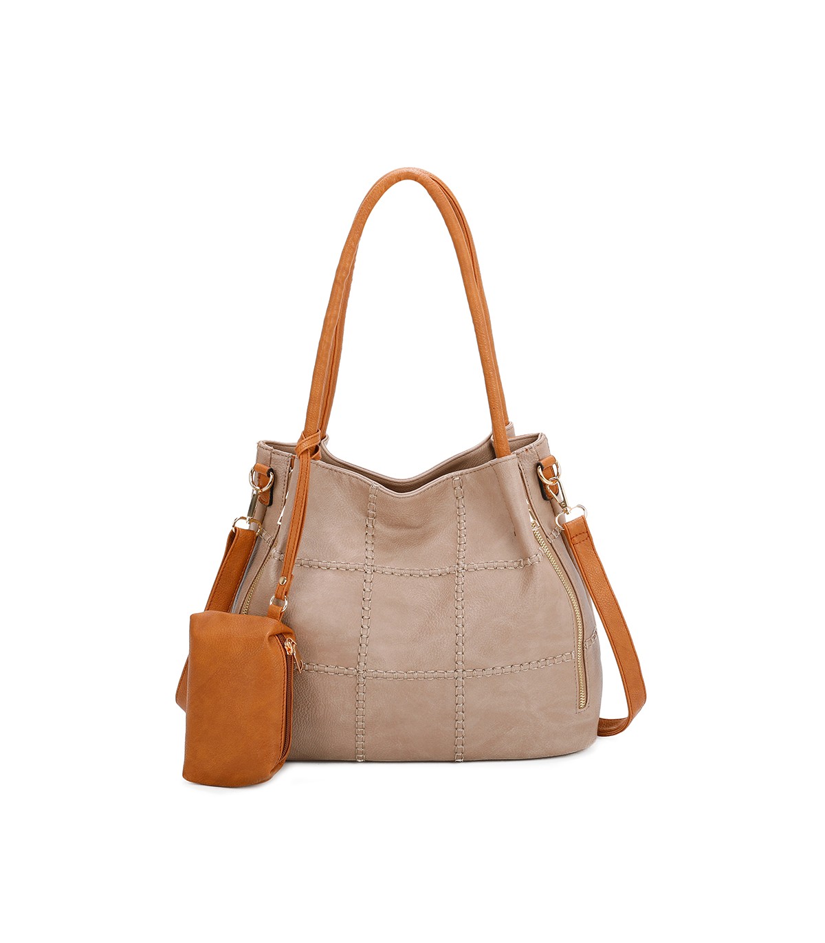 R7874 - Bolso bandolera con monedero a juego
