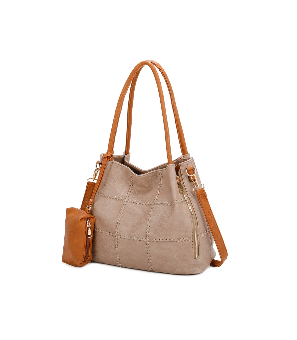 R7874 - Bolso bandolera con monedero a juego