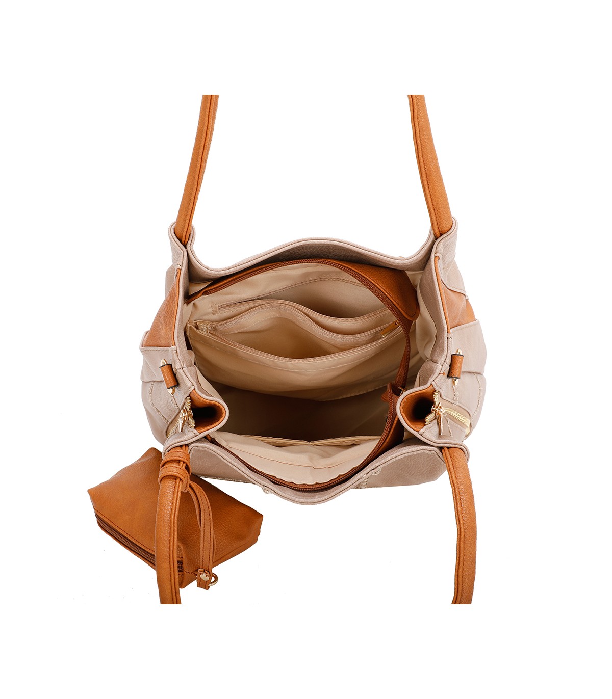 R7874 - Bolso bandolera con monedero a juego