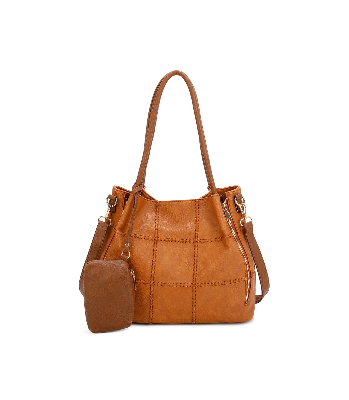 R7874 - Bolso bandolera con monedero a juego
