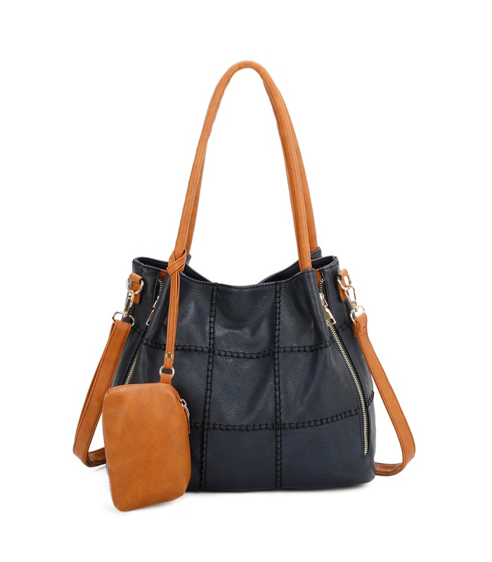R7874 - Bolso bandolera con monedero a juego