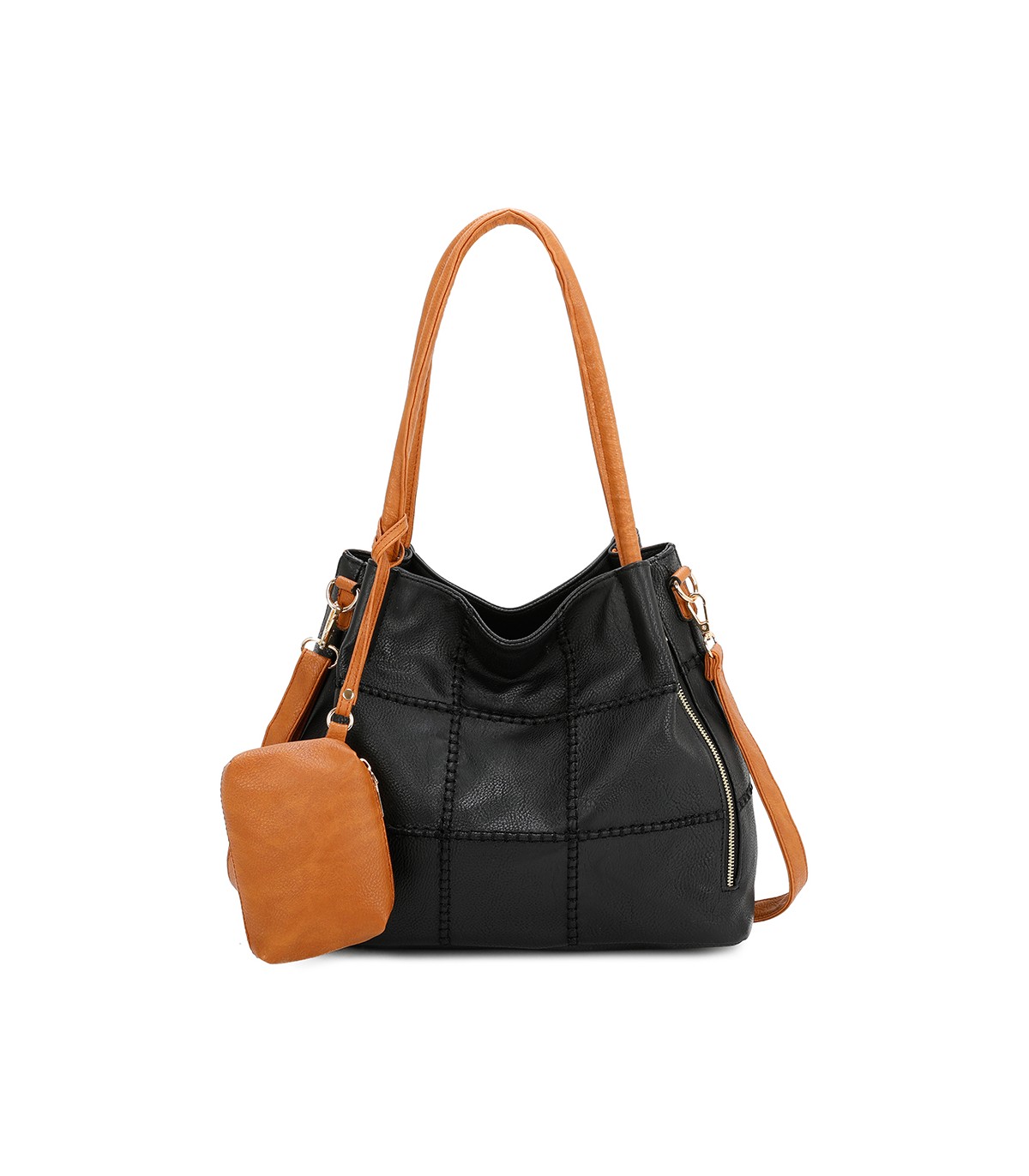 R7874 - Bolso bandolera con monedero a juego