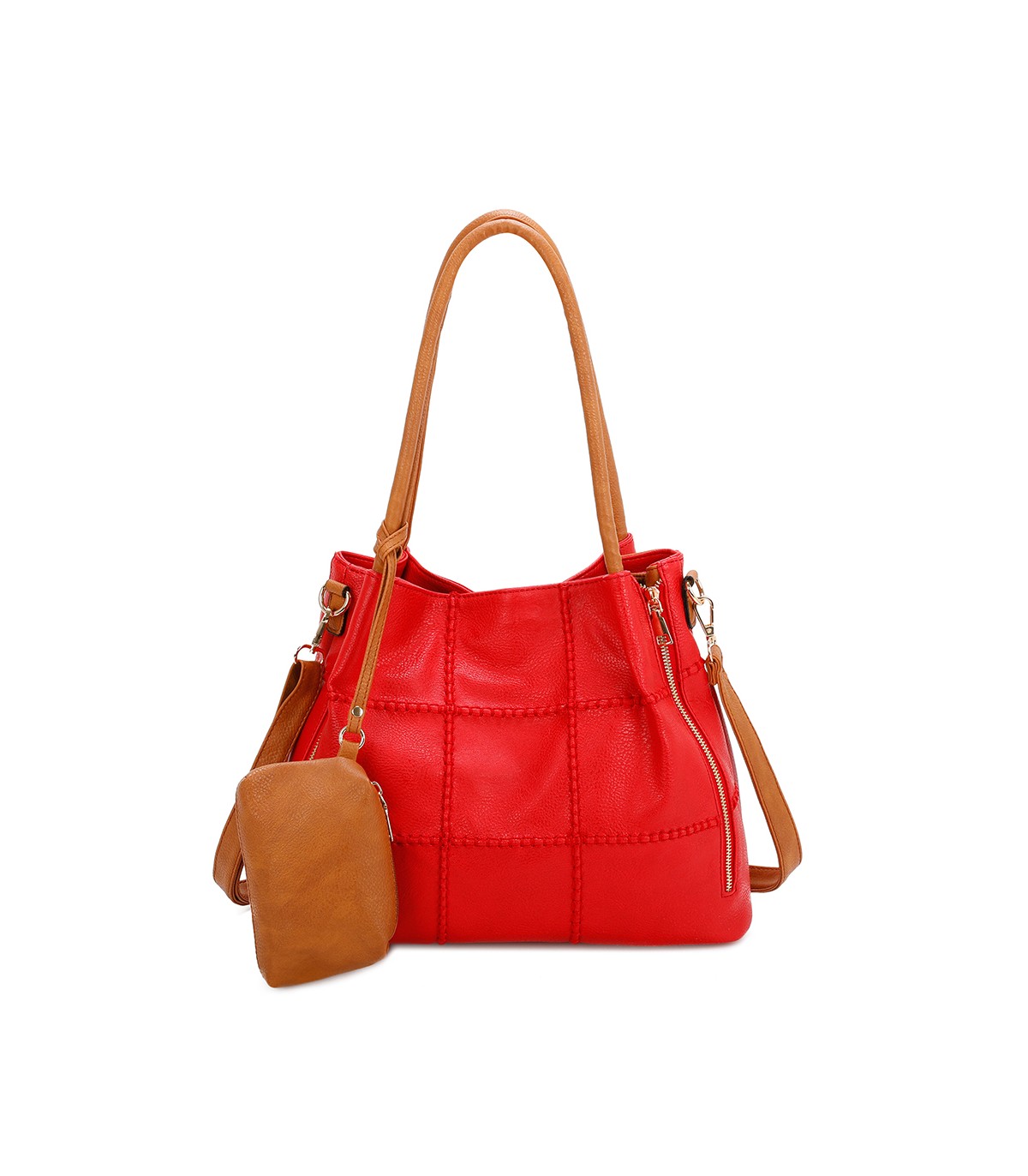 R7874 - Bolso bandolera con monedero a juego