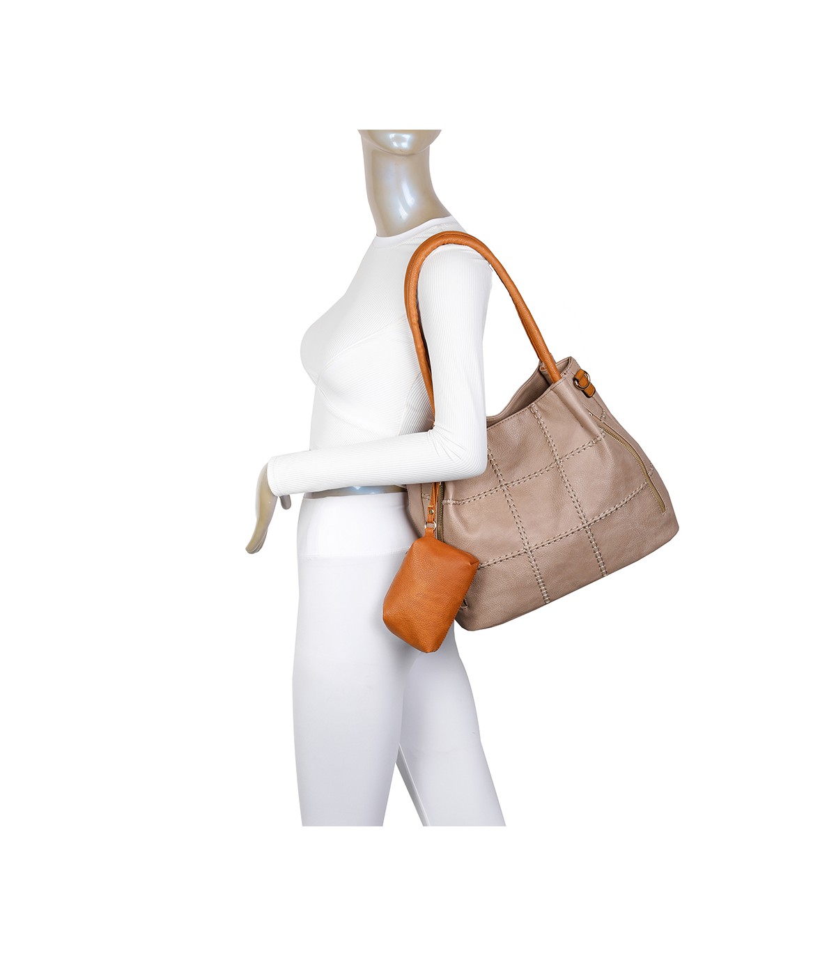 R7874 - Bolso bandolera con monedero a juego