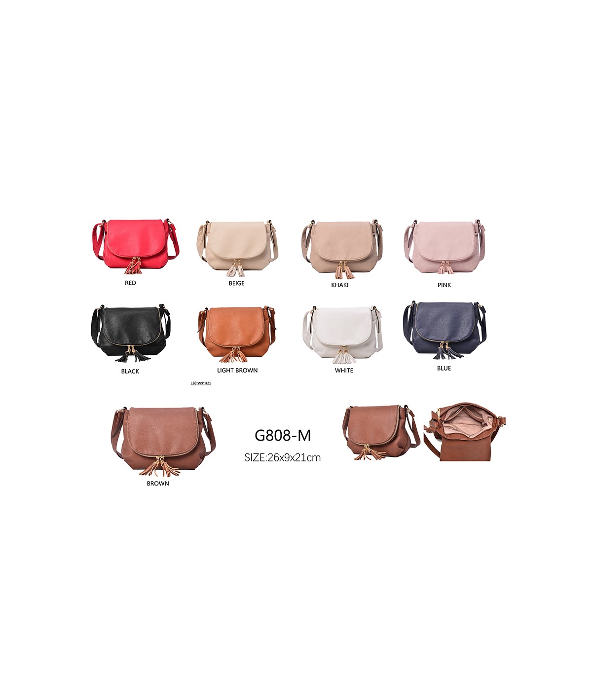 G808M - Bolso bandolera