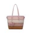 T11058 - Bolso bandolera con adorno de pompon
