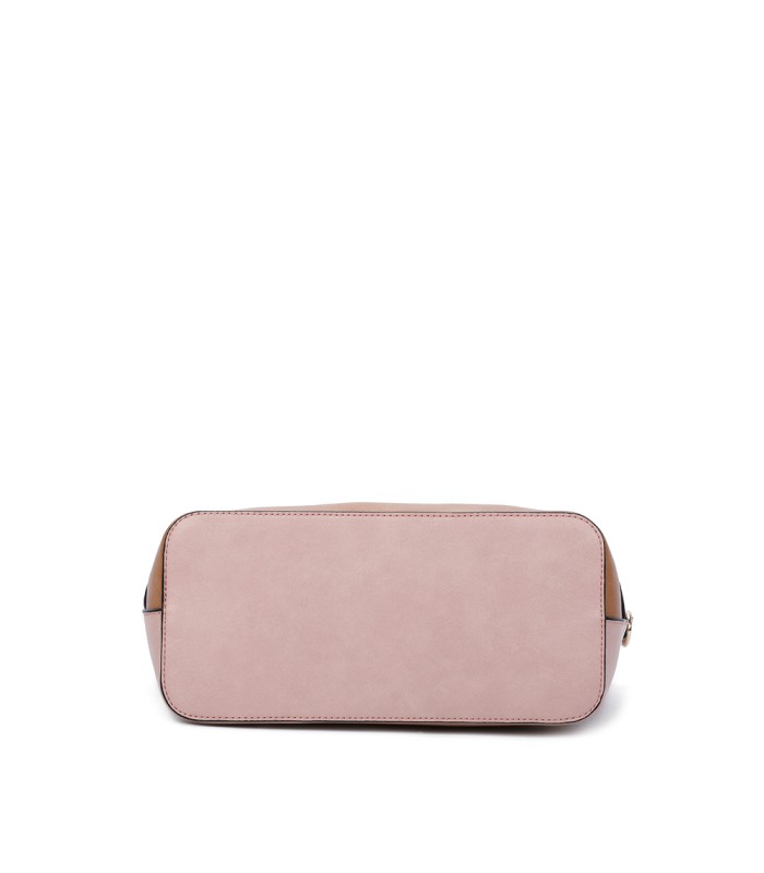T11058 - Bolso bandolera con adorno de pompon