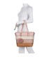 T11058 - Bolso bandolera con adorno de pompon