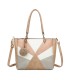 T11456  - Bolso bandolera con asa de mano y pompón