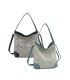W202103 BOLSO DE HOMBRO DE RAFIA ZEBRA