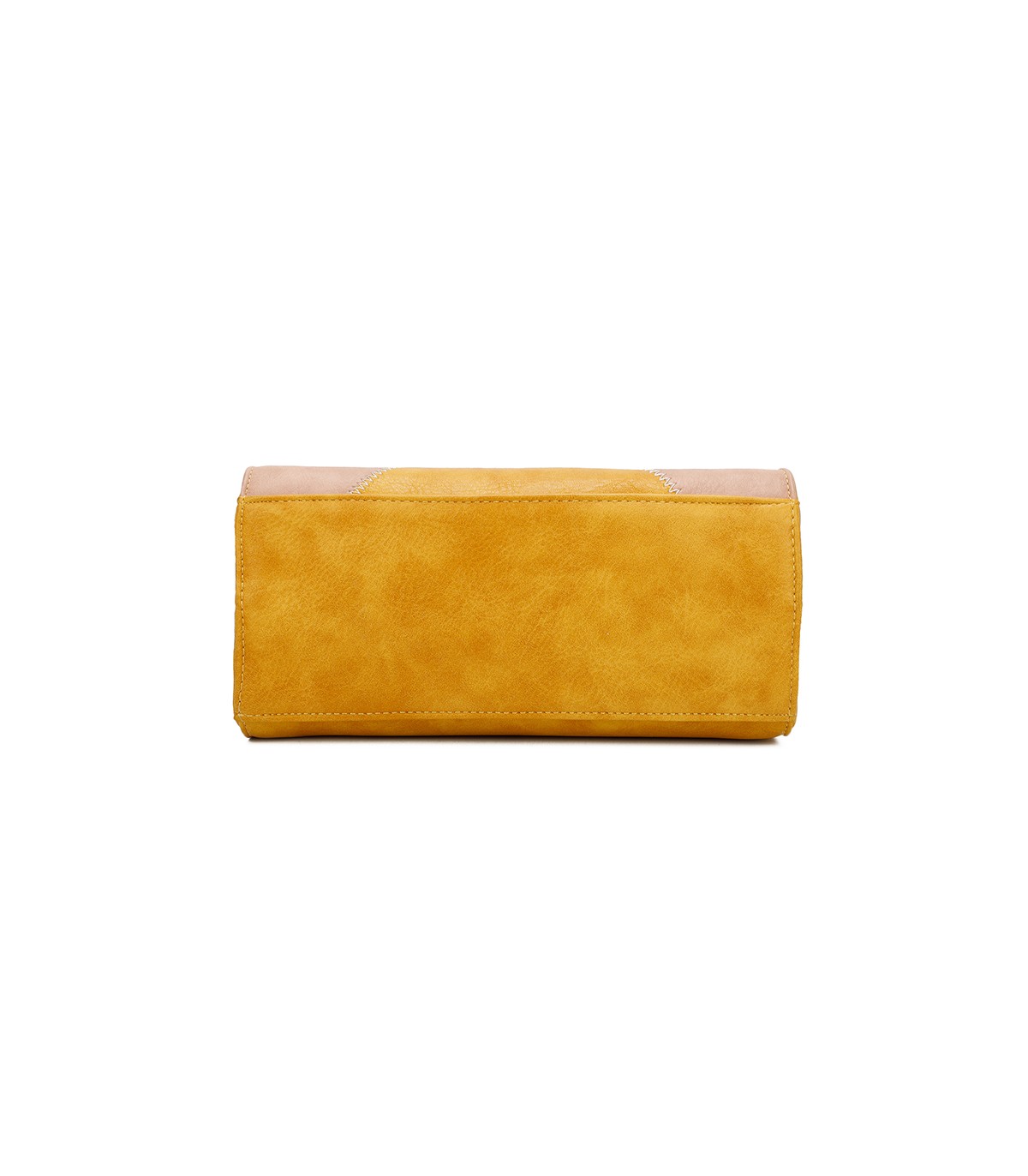 T11455 - Bolso de mano y bandolera con adorno de pompon