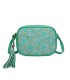 T11400 - Bolso bandolera con patrón de urdimbre de diversos colores