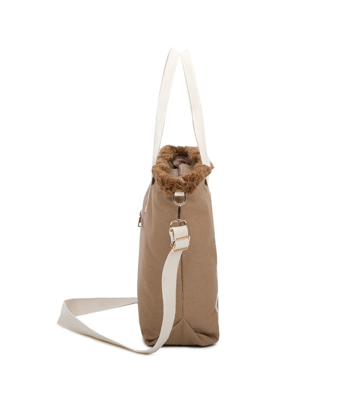 T11413 - Bolso bandolera y de mano para la playa muchos colores con letras bordadas