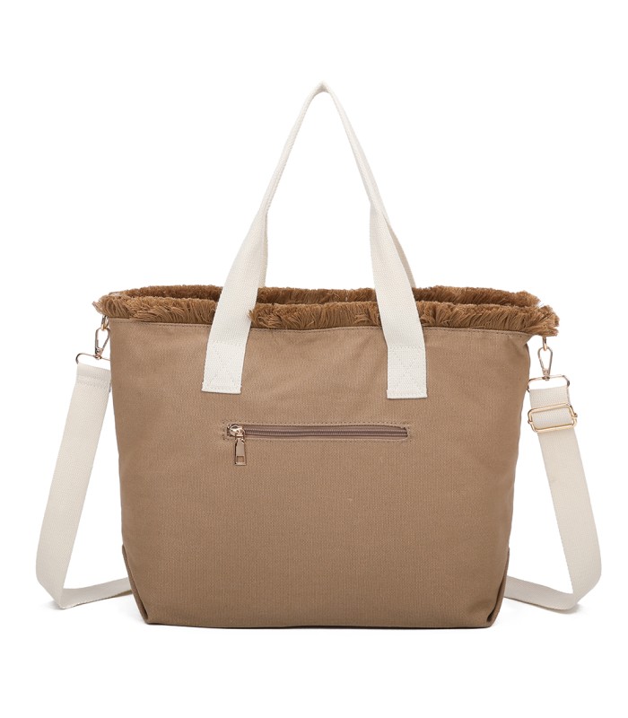 T11413 - Bolso bandolera y de mano para la playa muchos colores con letras bordadas
