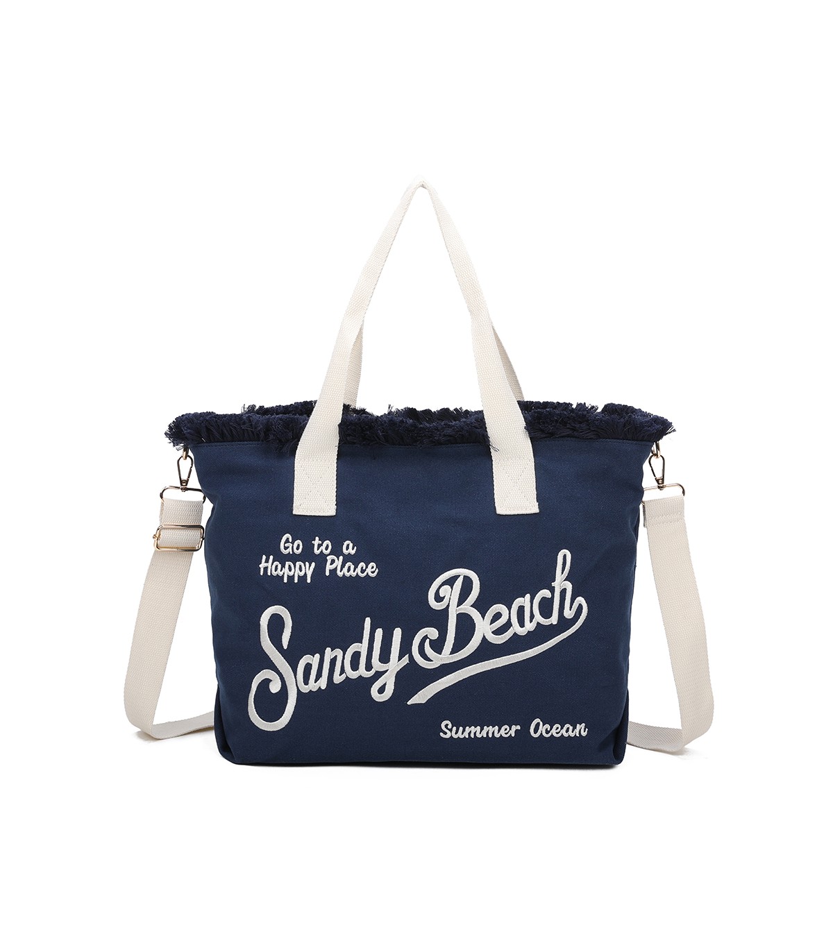 T11413 - Bolso bandolera y de mano para la playa muchos colores con letras bordadas
