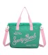 T11413 - Bolso bandolera y de mano para la playa muchos colores con letras bordadas