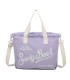 T11413 - Bolso bandolera y de mano para la playa muchos colores con letras bordadas