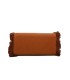 T11411 - Bolso bandolera y de mano para la playa con flecos y con letras bordadas