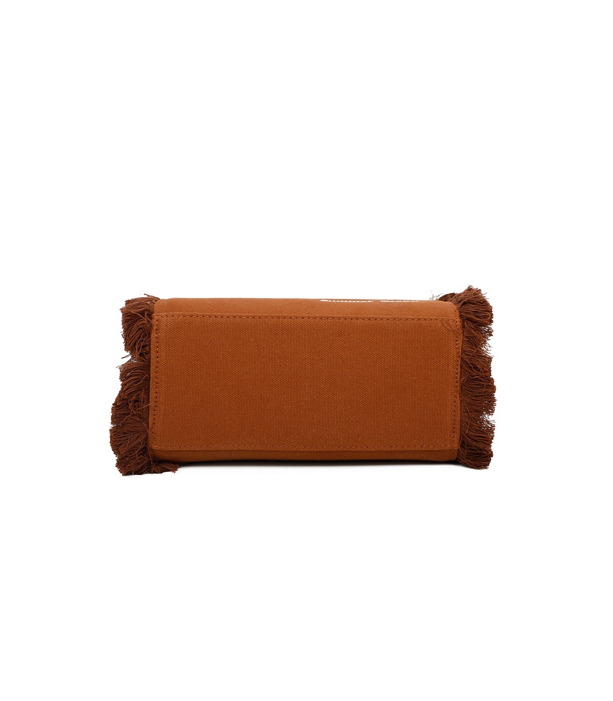 T11411 - Bolso bandolera y de mano para la playa con flecos y con letras bordadas