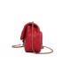 T11487 - Bolso bandolera con cierre de pestillo y asa de cadeneta de colores