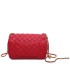 T11487 - Bolso bandolera con cierre de pestillo y asa de cadeneta de colores