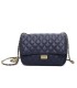 T11487 - Bolso bandolera con cierre de pestillo y asa de cadeneta de colores