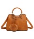 T11128 - Bolso bandolera con asa redonda y pompón