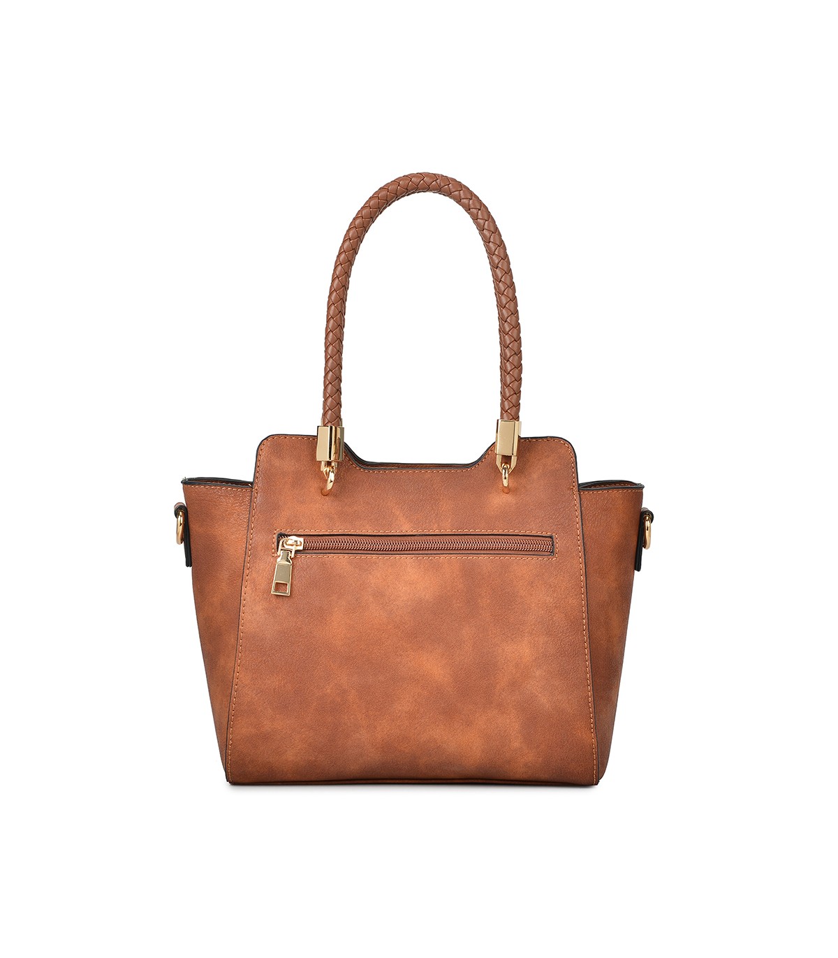 T10488 - Bolso de hombro con  bandolera con pompon a juego