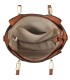 T10488 - Bolso de hombro con  bandolera con pompon a juego